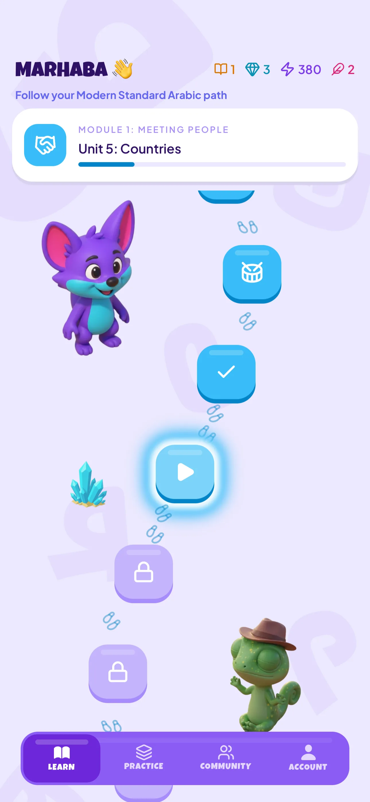ArabyBuddy learning path